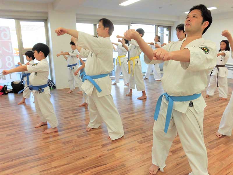 辻堂空手道場風景
